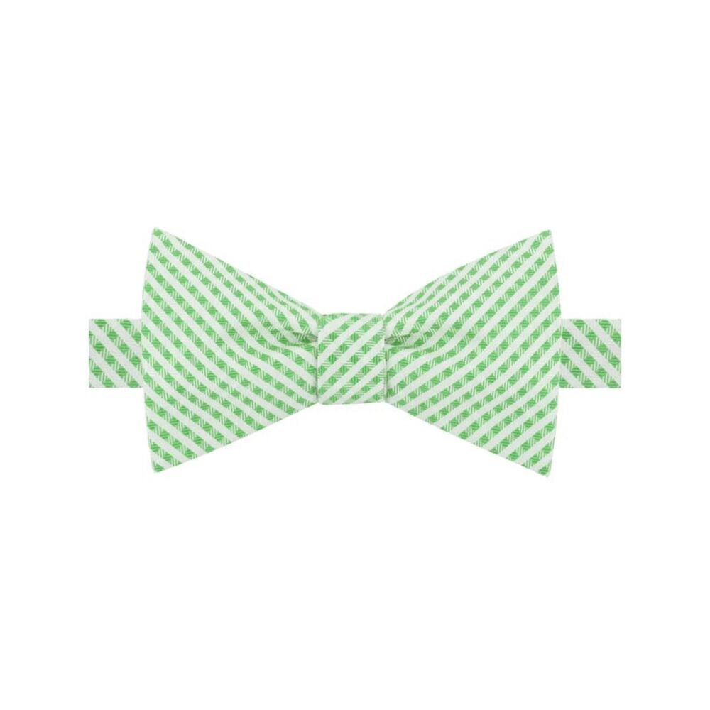 TOMMY HILFIGER Mens Green Gingham Bow Tie